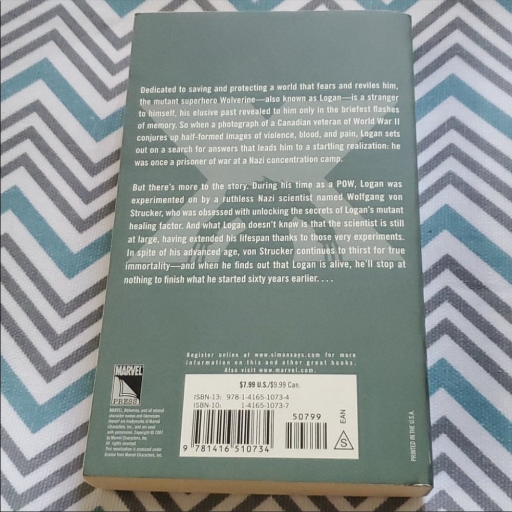 Wolverine Lifeblood paperback book < - Picture 2 of 5